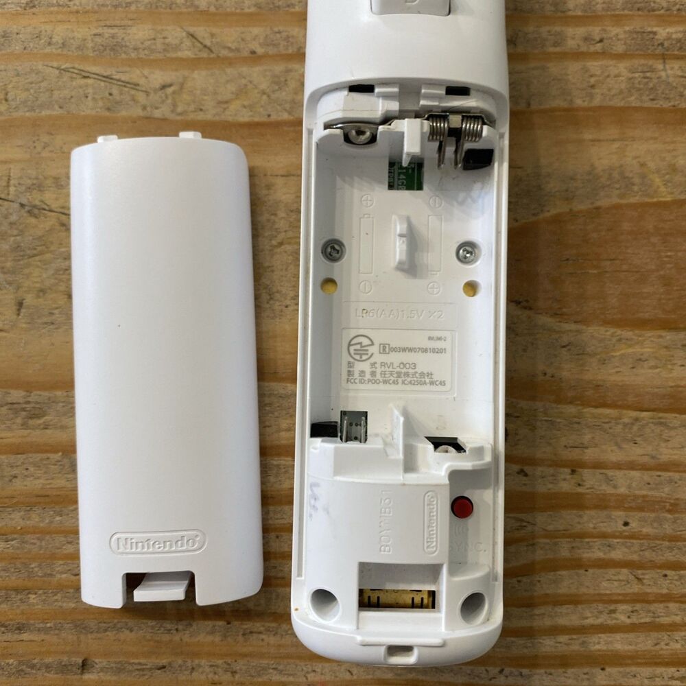 Nintendo Wii Controller RVL-003 OEM White Tested Works OFFICIAL Remote - Picture 4 of 7